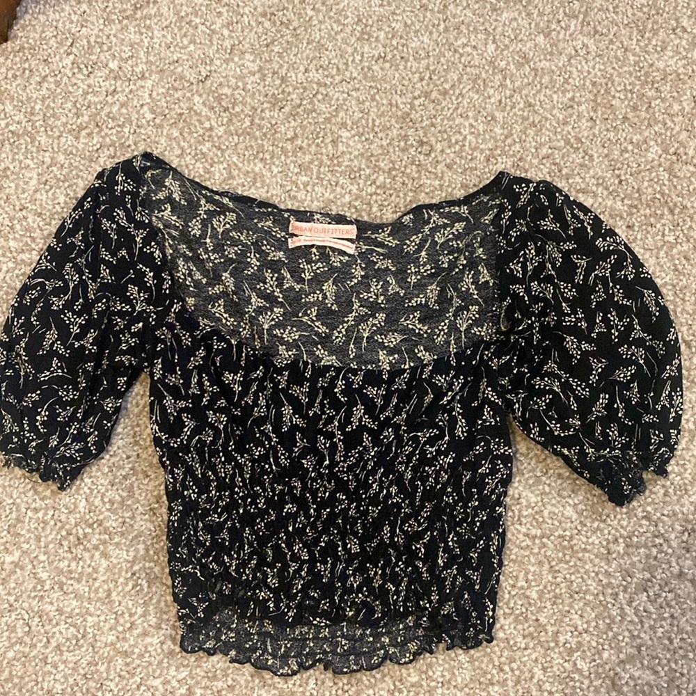 Cropped Floral Top
